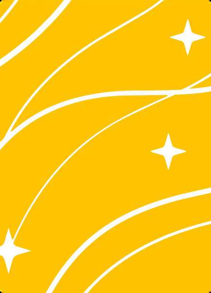 Patrón amarillo con estrellas blancas